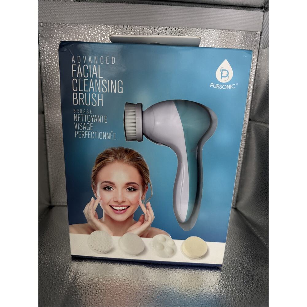 Pursonic Advanced Facial Cleansing Brush Includes 5 Attachments